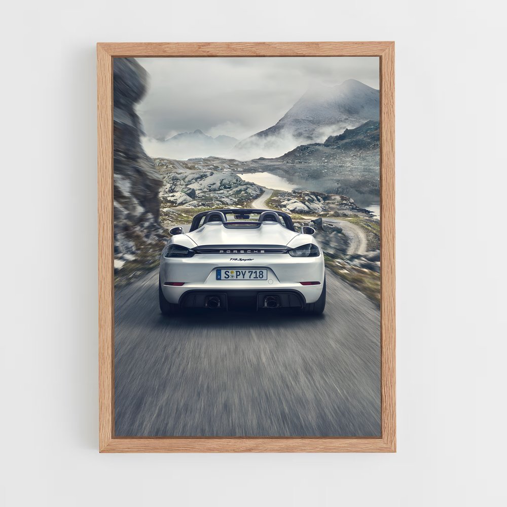 Poster Montée à toute vitesse – affiche Porsche (vue 4)